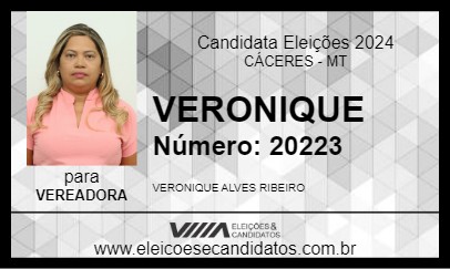 Candidato VERONIQUE 2024 - CÁCERES - Eleições