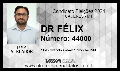 Candidato DR FÉLIX 2024 - CÁCERES - Eleições