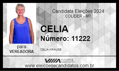 Candidato CELIA 2024 - COLÍDER - Eleições