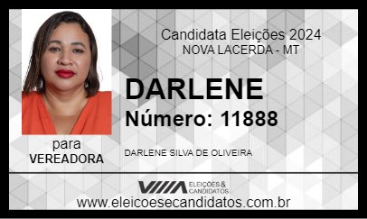 Candidato DARLENE 2024 - NOVA LACERDA - Eleições