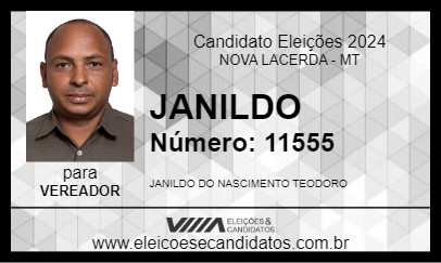 Candidato JANILDO 2024 - NOVA LACERDA - Eleições