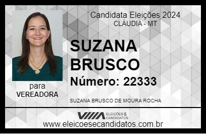 Candidato SUZANA BRUSCO 2024 - CLÁUDIA - Eleições