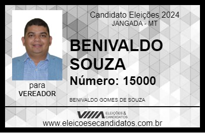 Candidato BENIVALDO SOUZA 2024 - JANGADA - Eleições