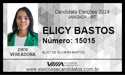 Candidato ELICY BASTOS 2024 - JANGADA - Eleições