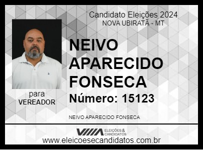 Candidato NEIVO FONSECA 2024 - NOVA UBIRATÃ - Eleições