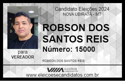 Candidato ROBSON DO SALÃO 2024 - NOVA UBIRATÃ - Eleições