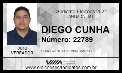 Candidato DIEGO CUNHA 2024 - JANGADA - Eleições