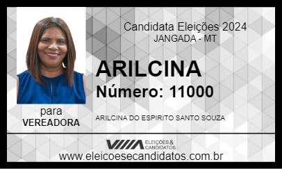 Candidato ARILCINA 2024 - JANGADA - Eleições