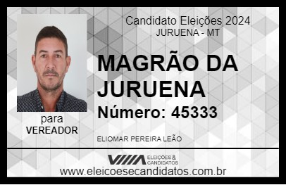 Candidato MAGRÃO DA JURUENA 2024 - JURUENA - Eleições