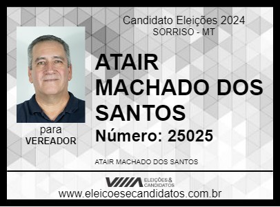 Candidato ALTAIR DA SAÚDE 2024 - SORRISO - Eleições