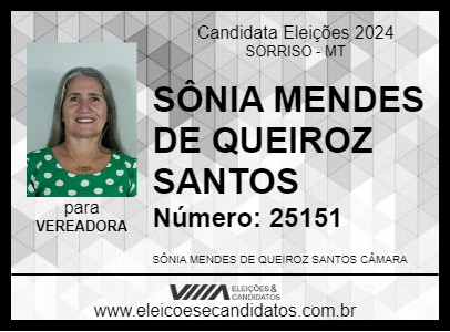 Candidato SÔNINHA DA ZONA LESTE 2024 - SORRISO - Eleições