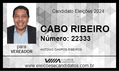 Candidato CABO RIBEIRO 2024 - CÁCERES - Eleições