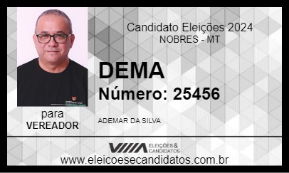 Candidato DEMA 2024 - NOBRES - Eleições