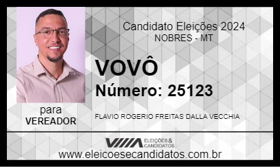 Candidato VOVÔ 2024 - NOBRES - Eleições