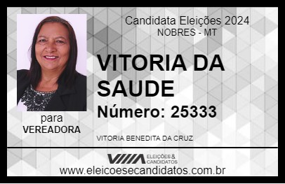 Candidato VITORIA DA SAUDE 2024 - NOBRES - Eleições