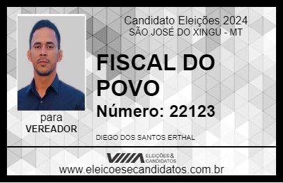 Candidato FISCAL DO POVO 2024 - SÃO JOSÉ DO XINGU - Eleições