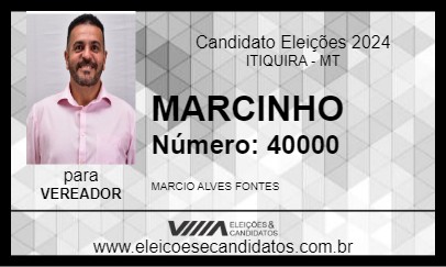 Candidato MARCINHO 2024 - ITIQUIRA - Eleições