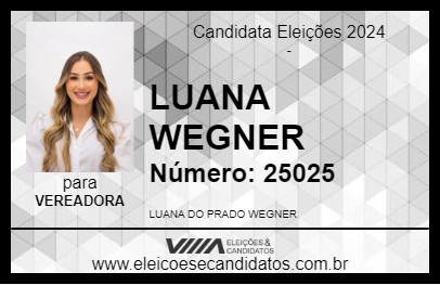 Candidato LUANA WEGNER 2024 - QUERÊNCIA - Eleições