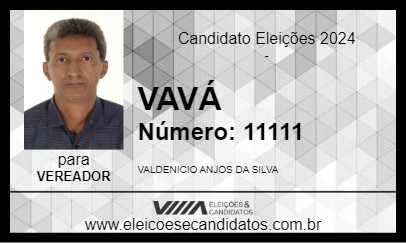 Candidato VAVÁ 2024 - QUERÊNCIA - Eleições