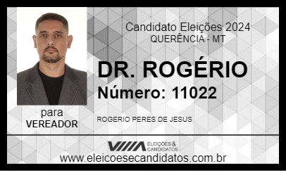 Candidato DR. ROGÉRIO 2024 - QUERÊNCIA - Eleições