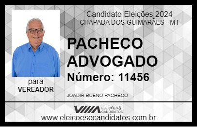 Candidato PACHECO ADVOGADO 2024 - CHAPADA DOS GUIMARÃES - Eleições