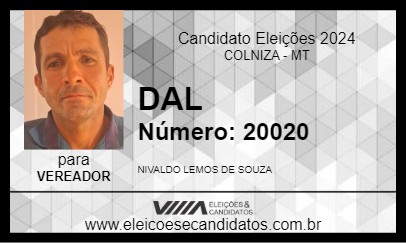 Candidato DAL 2024 - COLNIZA - Eleições