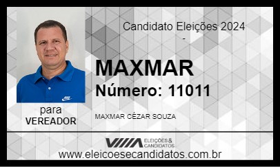 Candidato MAXMAR 2024 - ROSÁRIO OESTE - Eleições