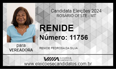 Candidato RENIDE 2024 - ROSÁRIO OESTE - Eleições