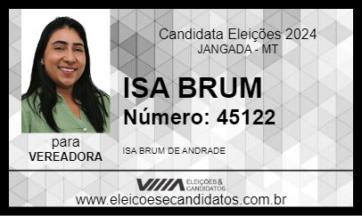 Candidato ISA BRUM 2024 - JANGADA - Eleições