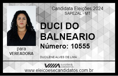 Candidato DUCI DO BALNEARIO 2024 - SAPEZAL - Eleições