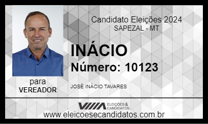 Candidato INÁCIO 2024 - SAPEZAL - Eleições