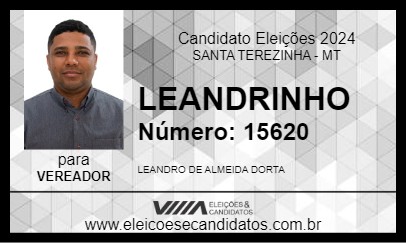 Candidato LEANDRINHO 2024 - SANTA TEREZINHA - Eleições