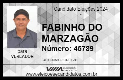 Candidato FABINHO DO MARZAGÃO 2024 - ROSÁRIO OESTE - Eleições