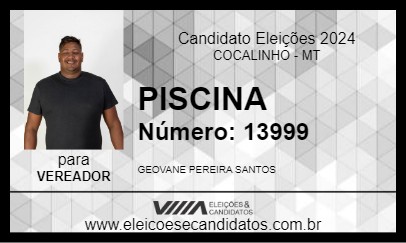 Candidato PISCINA 2024 - COCALINHO - Eleições