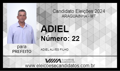 Candidato ADIEL 2024 - ARAGUAINHA - Eleições