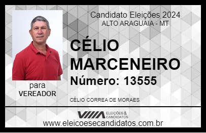 Candidato CÉLIO MARCENEIRO 2024 - ALTO ARAGUAIA - Eleições