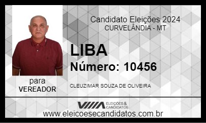 Candidato LIBA 2024 - CURVELÂNDIA - Eleições