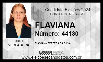 Candidato FLAVIANA 2024 - PORTO ESTRELA - Eleições