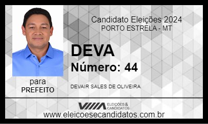 Candidato DEVA 2024 - PORTO ESTRELA - Eleições