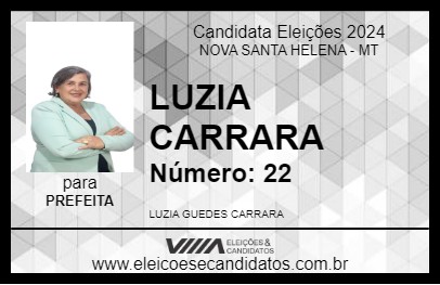 Candidato LUZIA CARRARA 2024 - NOVA SANTA HELENA - Eleições