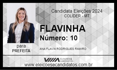 Candidato FLAVINHA 2024 - COLÍDER - Eleições