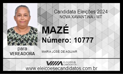 Candidato MAZÉ 2024 - NOVA XAVANTINA - Eleições