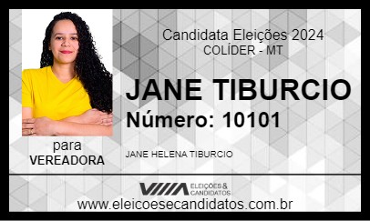 Candidato JANE TIBURCIO 2024 - COLÍDER - Eleições