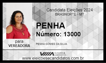 Candidato PENHA 2024 - BRASNORTE - Eleições