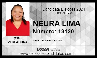 Candidato NEURA LIMA  2024 - POCONÉ - Eleições