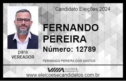 Candidato FERNANDO PEREIRA 2024 - PEIXOTO DE AZEVEDO - Eleições