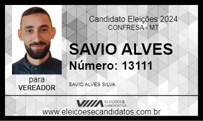 Candidato SAVIO ALVES 2024 - CONFRESA - Eleições