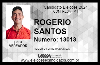 Candidato ROGERIO SANTOS 2024 - CONFRESA - Eleições