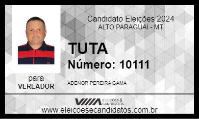 Candidato TUTA 2024 - ALTO PARAGUAI - Eleições