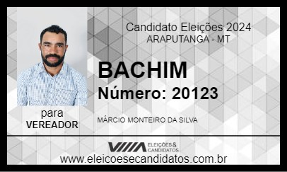 Candidato BACHIM 2024 - ARAPUTANGA - Eleições